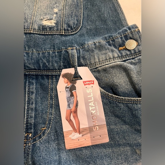 Denim Overalls with Adjustable Straps - Picture 2 of 6